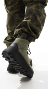 Khaki trekking boots with thick soles affordable